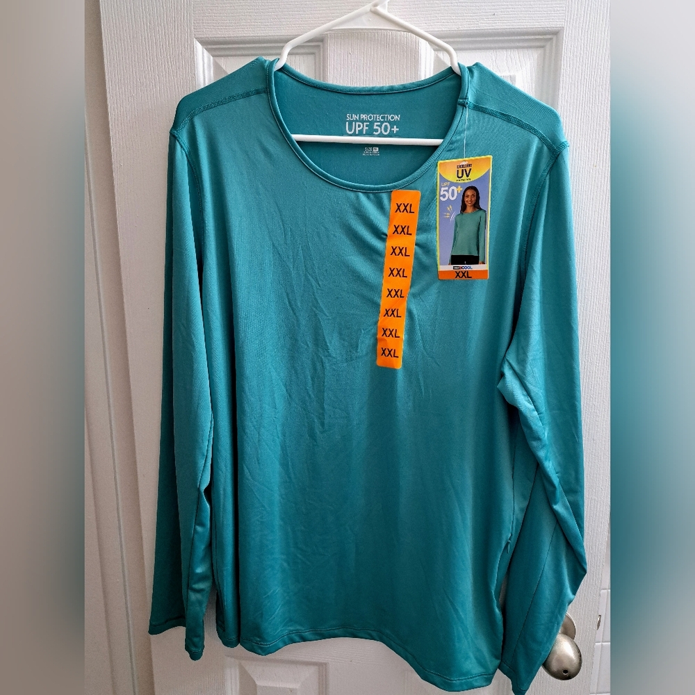 Women's Teal Long Sleeve Top